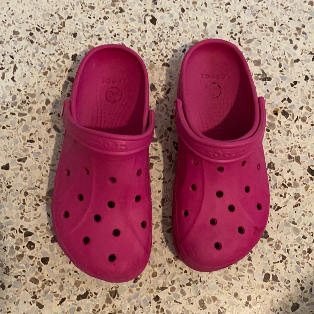 Pink Crocs